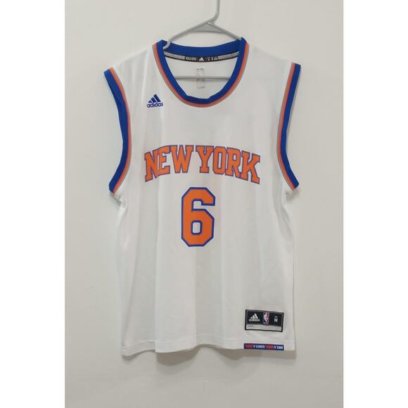 Adidas Jersey Shirt New York Knicks #6 Kristaps Porzingis NBA Basketball Size M - Picture 1 of 11